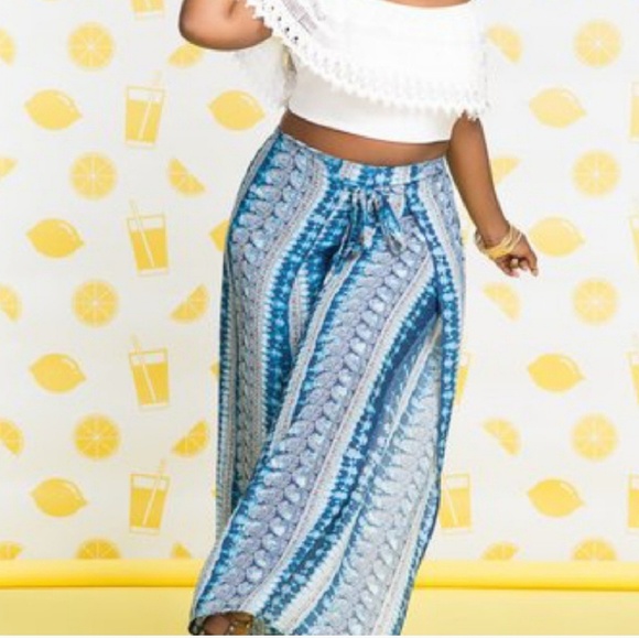 ashley stewart wide leg pants